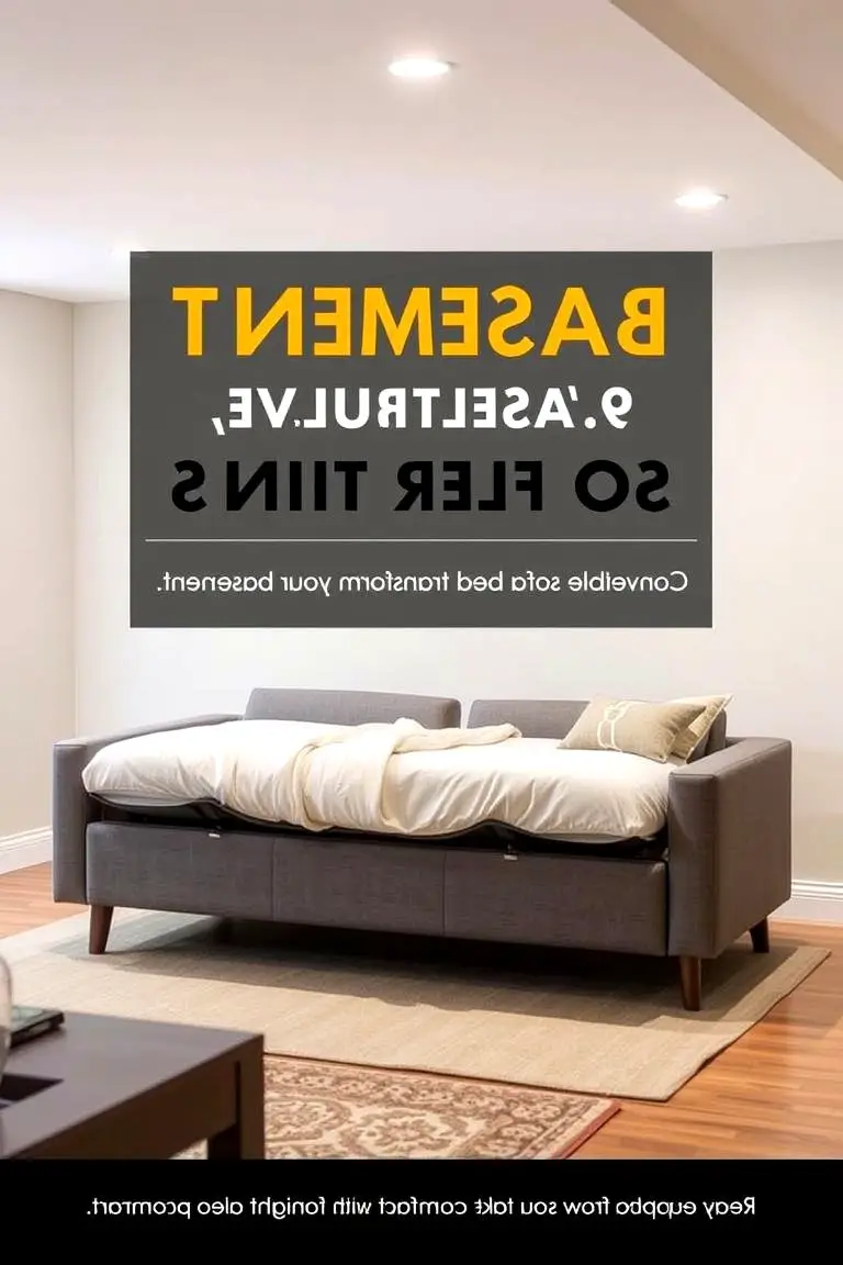 Convertible Sofa Bed