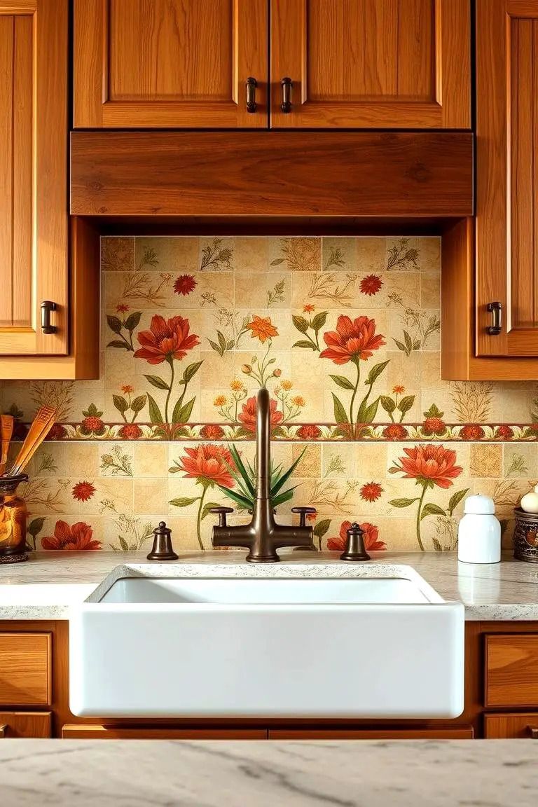 Country Kitchen Backsplashes