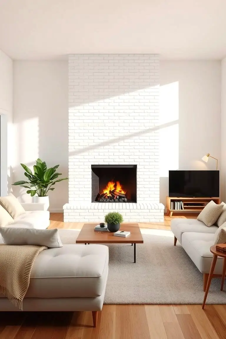 Airy White Brick Ambiance