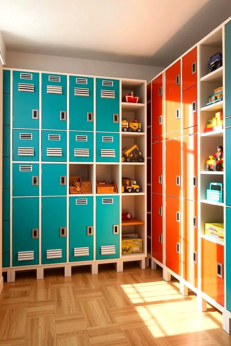 Retro Storage Lockers