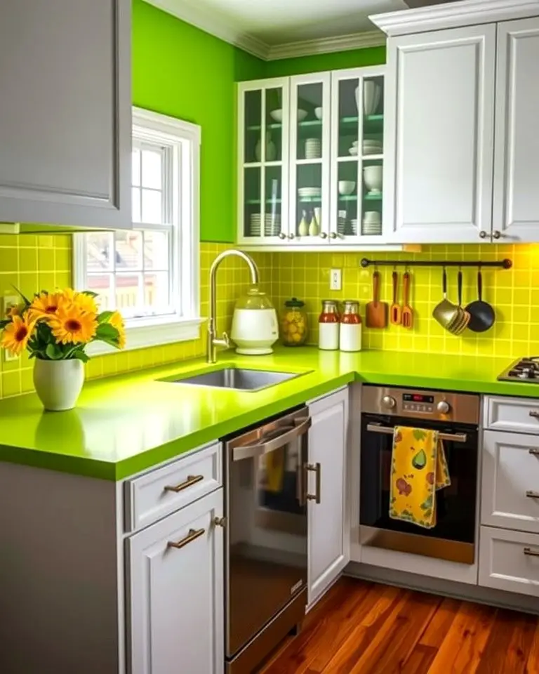 Lime Green for a Fun Pop of Color
