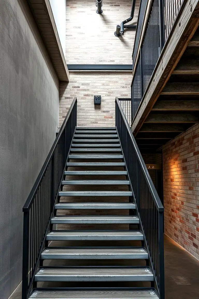 Industrial Chic Staircase
