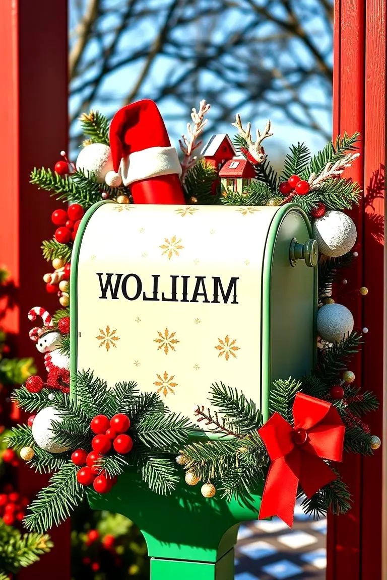 Festive Seasonal Mailbox Decor