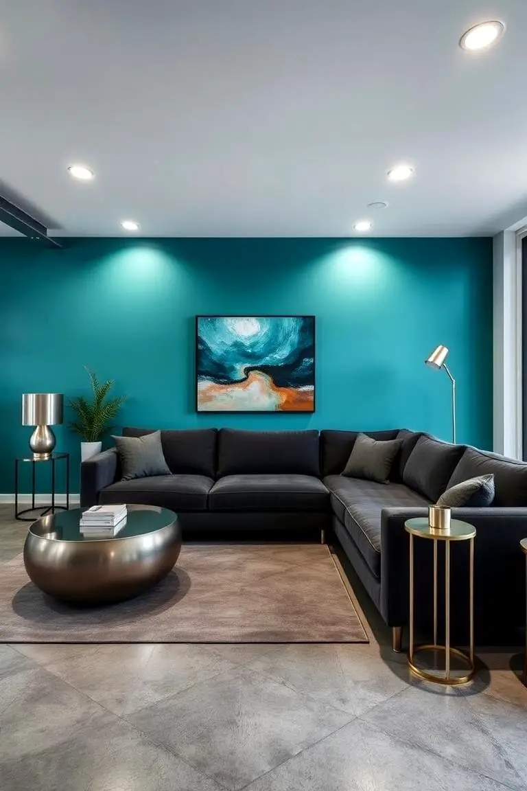 Bold Teal Touch