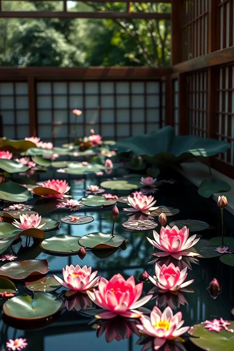 Serene Lotus Pond