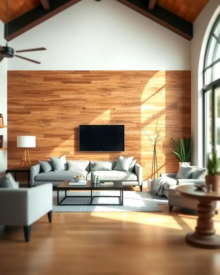 Horizontal Wood Paneling