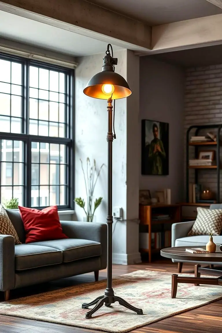 Industrial Chic Standing Lamp