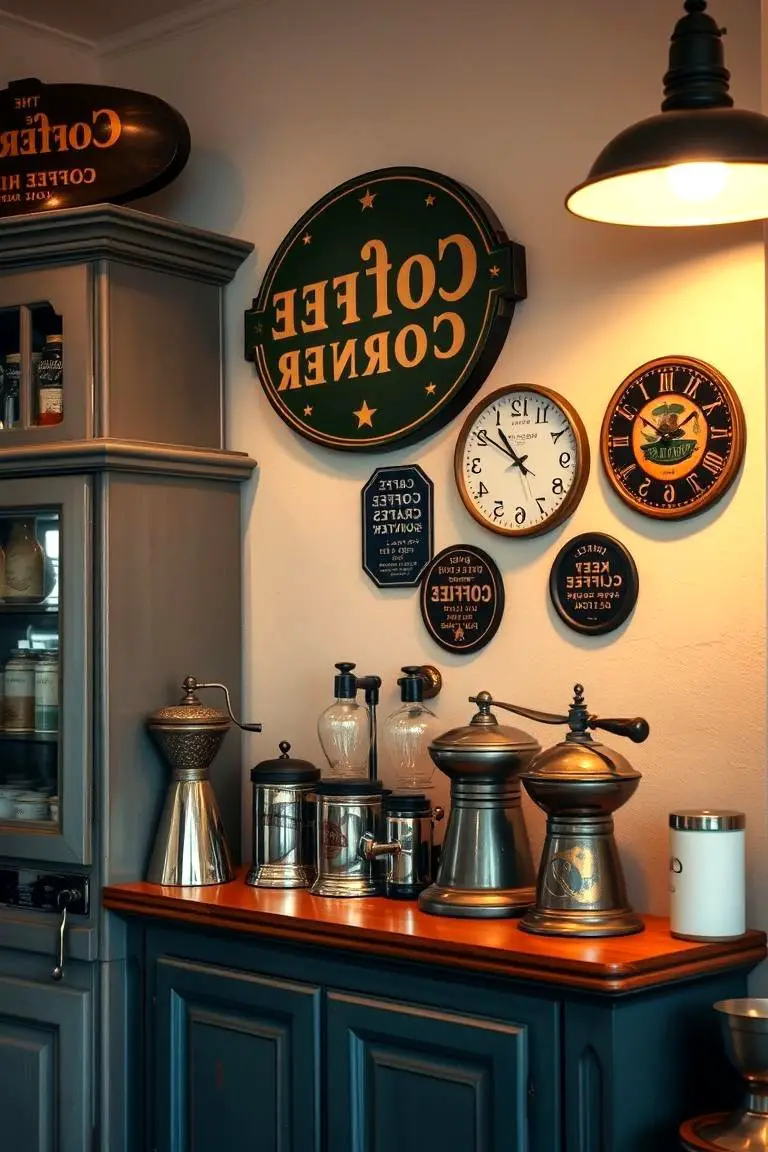 Vintage Charm Coffee Corner