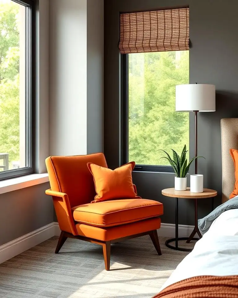 Terracotta Accent Chair