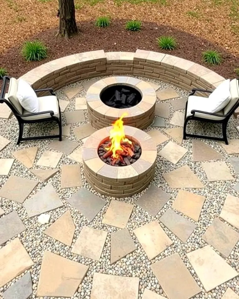 Stone and Gravel Combination