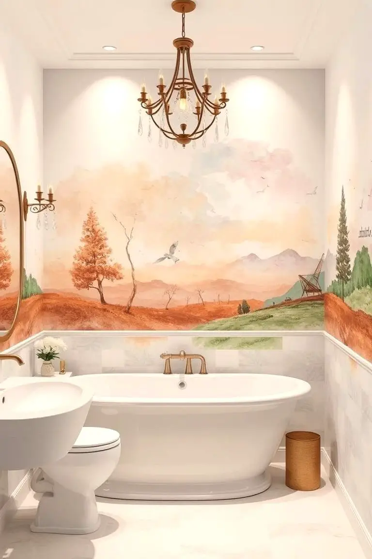 Hand-Painted Watercolor Scenes