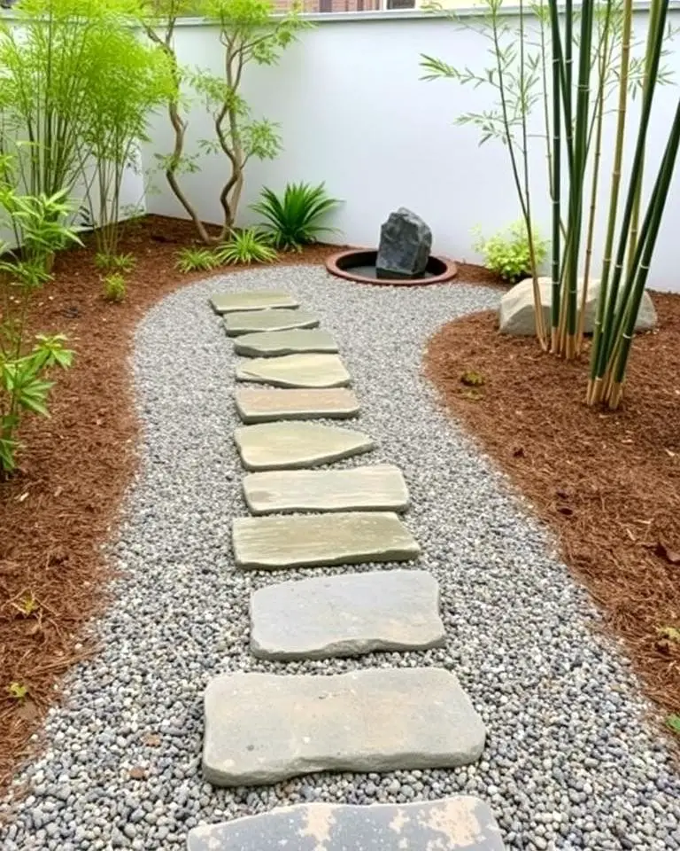Zen Garden Stone Path