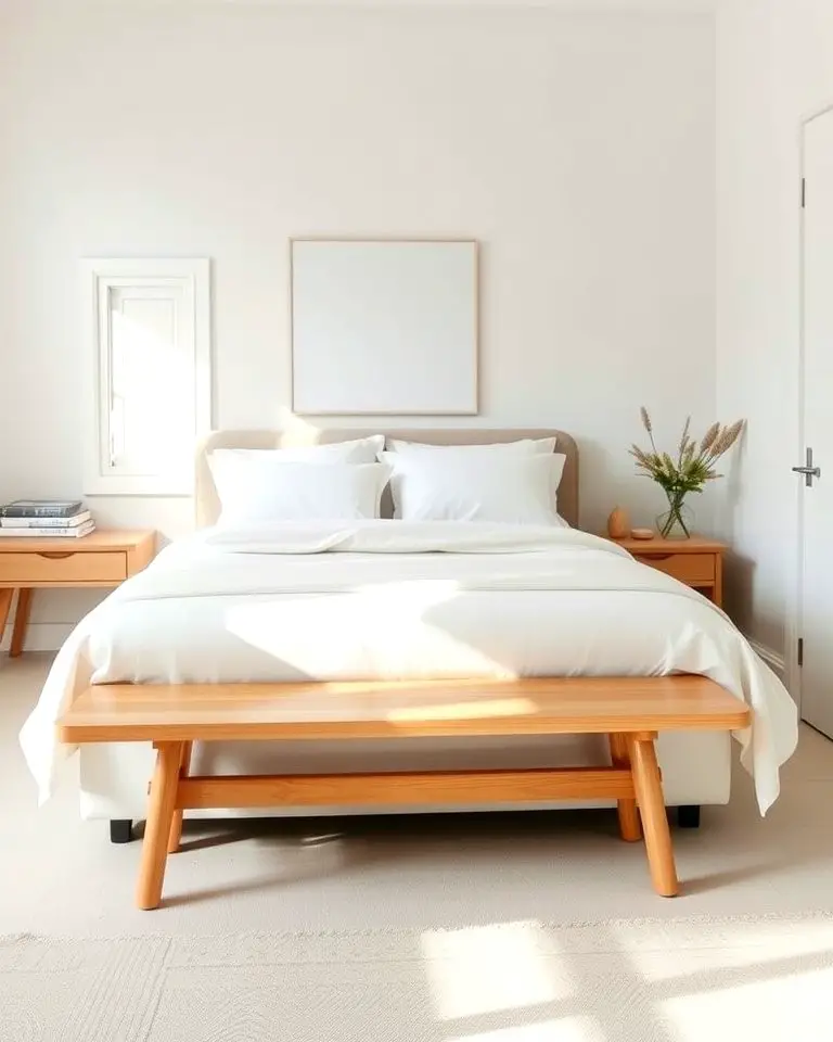 Minimalist Wooden Bench