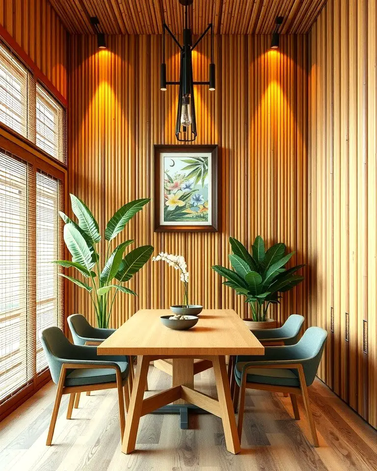 Bamboo Paneling
