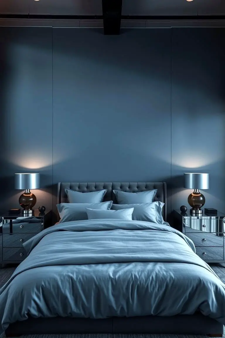 Blue and Gray Sophistication