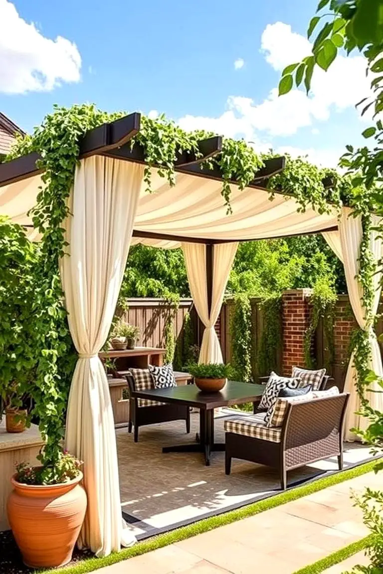 Chic Pergola Oasis