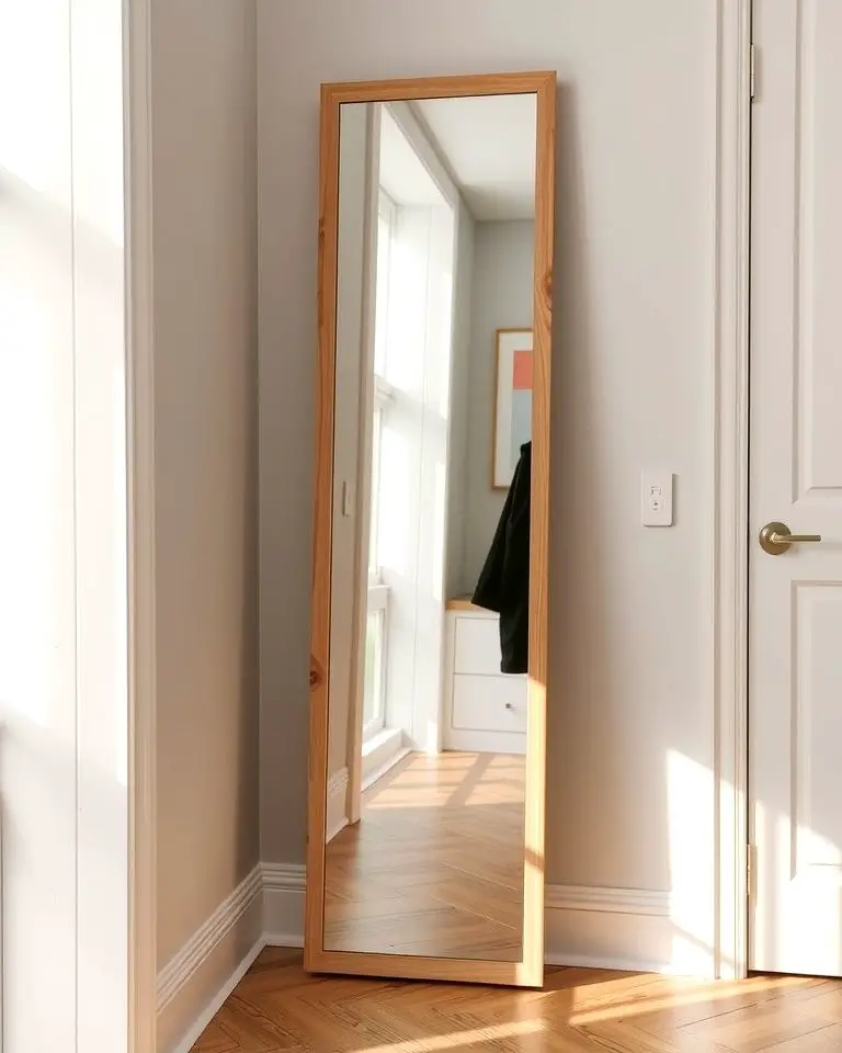 Full-Length Leaning Mirror