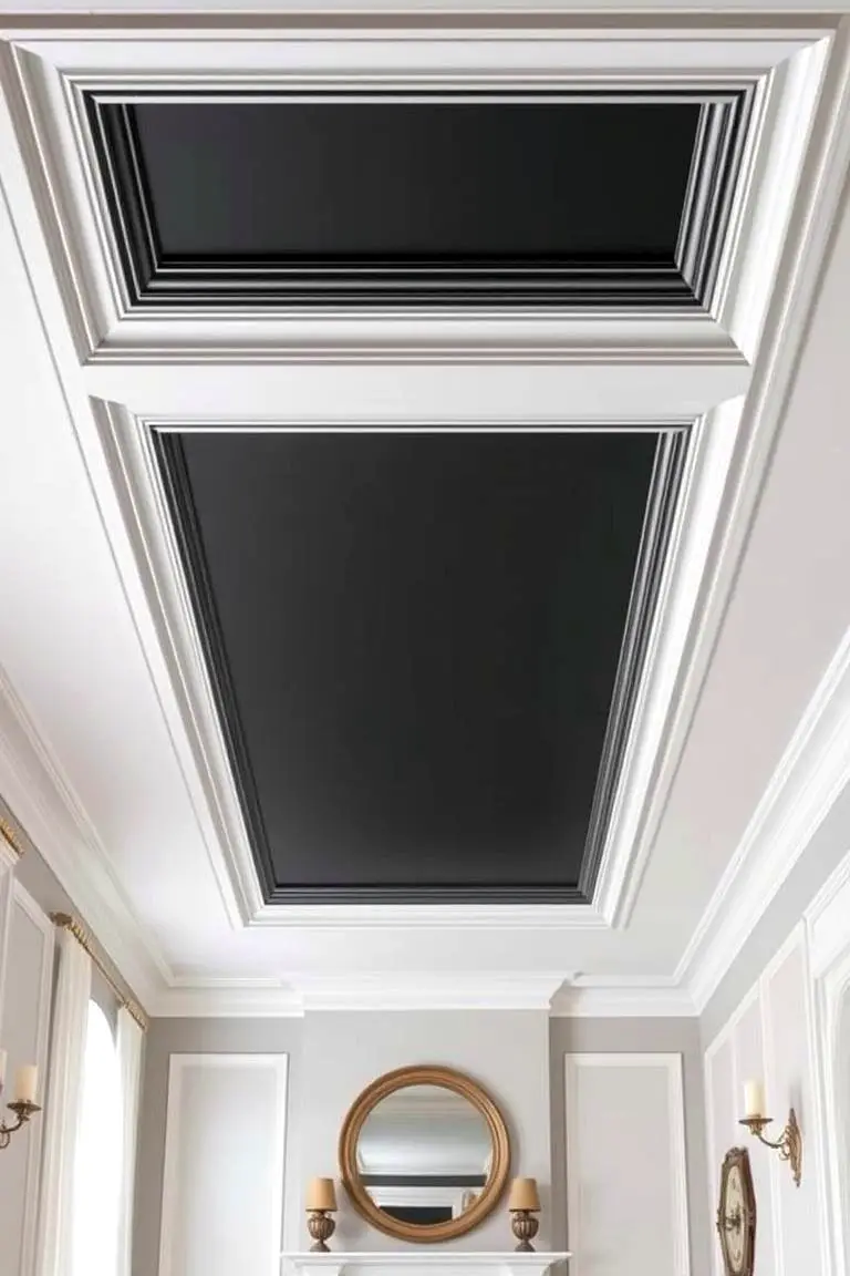 Classic Black Tray Ceiling