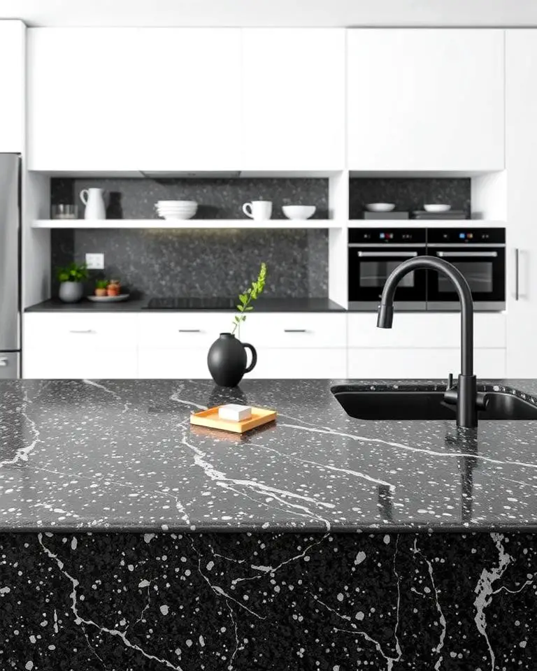 Minimalist Monochrome Terrazzo Designs