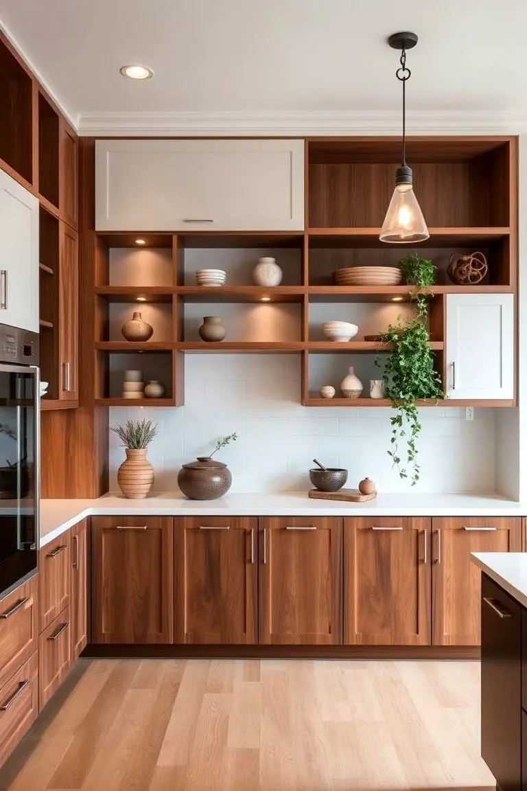 Open Shelving Combo Cabinets