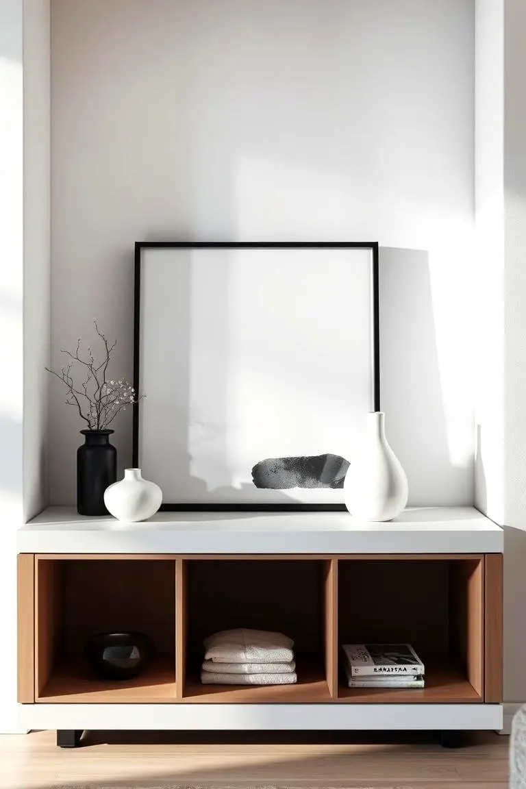 Modern Minimalist Shelf Decor