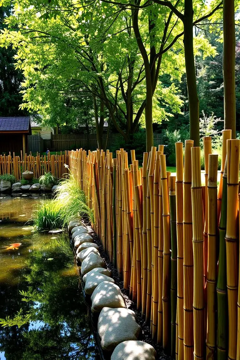 Sustainable Bamboo Edging