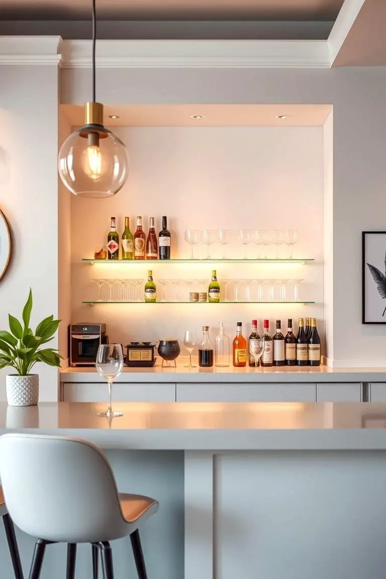 Pastel Home Bar Vibes