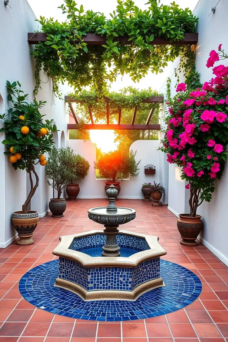 Mediterranean Oasis Courtyard
