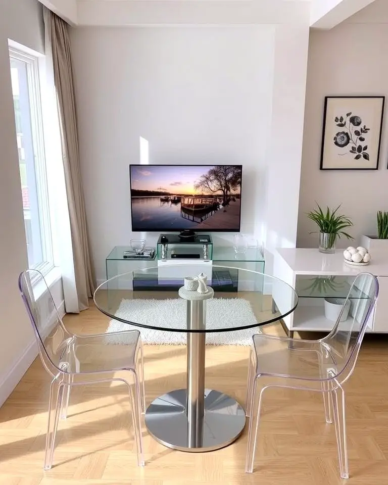 Glass or Transparent Furniture