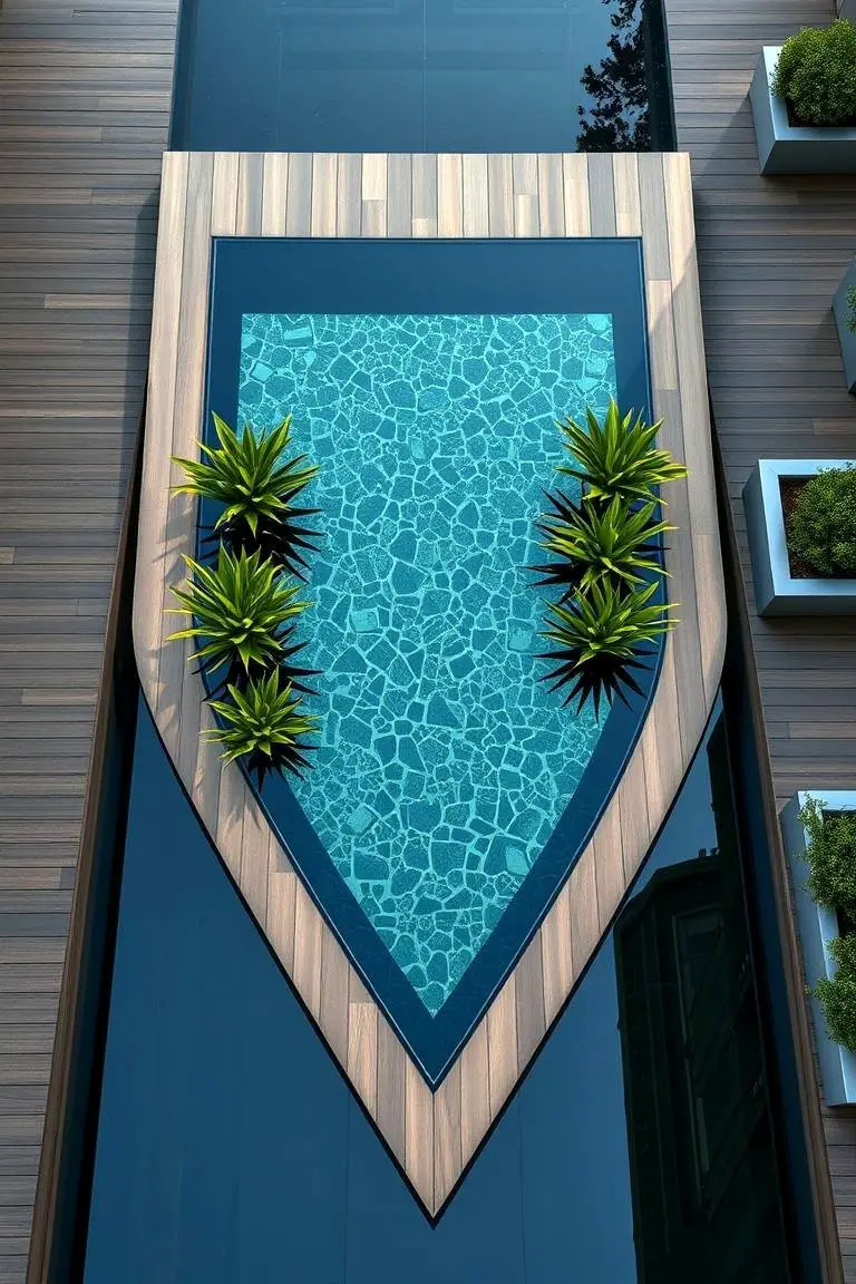 Floating Deck Water Feature