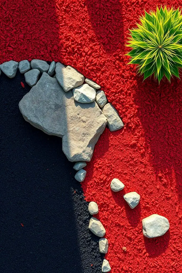 Vibrant Mulch Color Zones