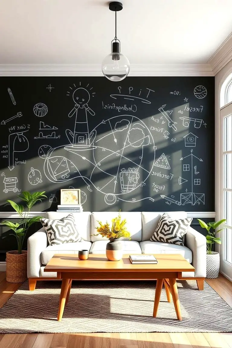 Interactive Chalkboard Walls