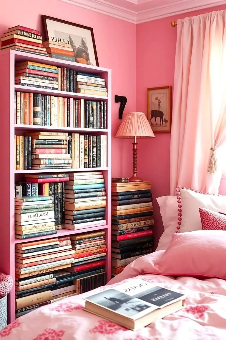 Eclectic Book Collections Display
