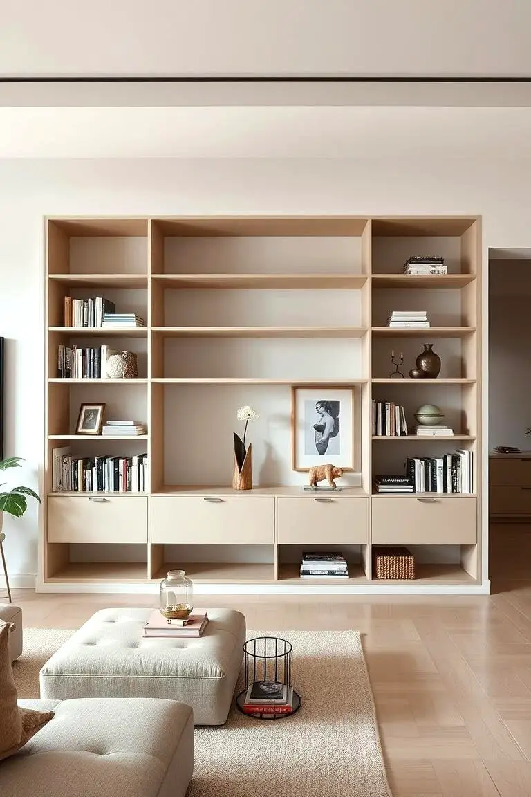 Minimalist Shelving Units