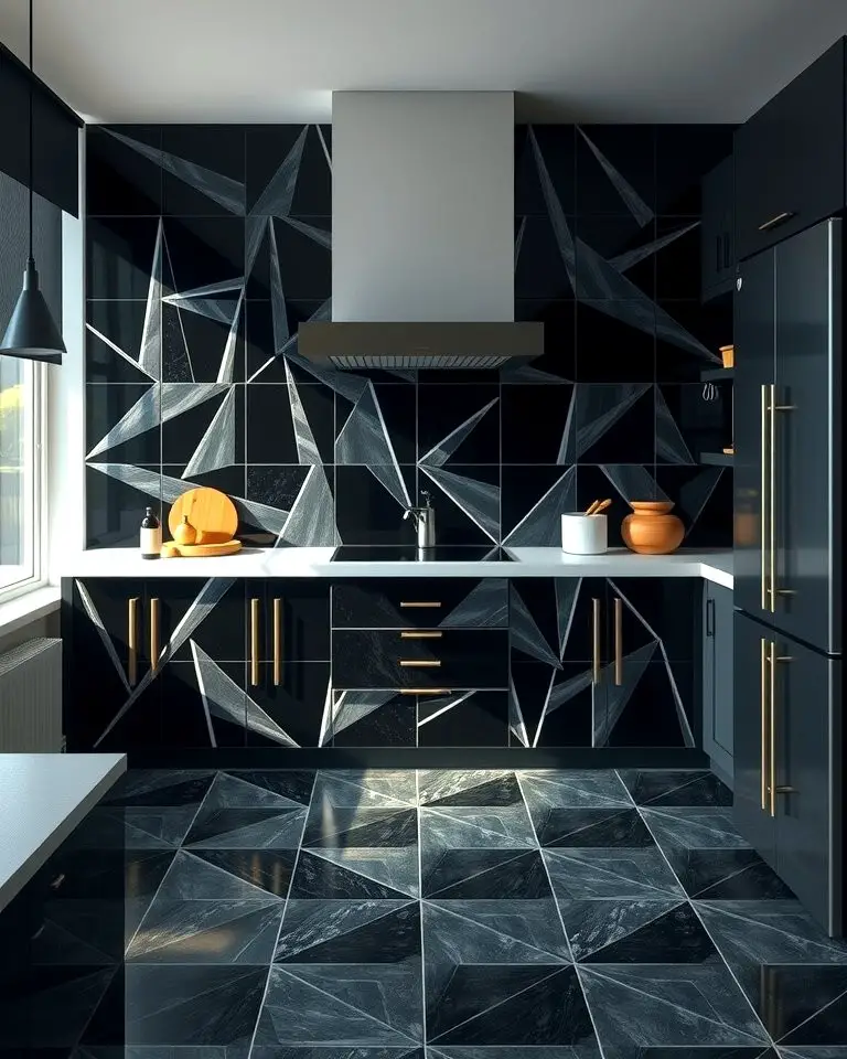 Geometric Black Patterns