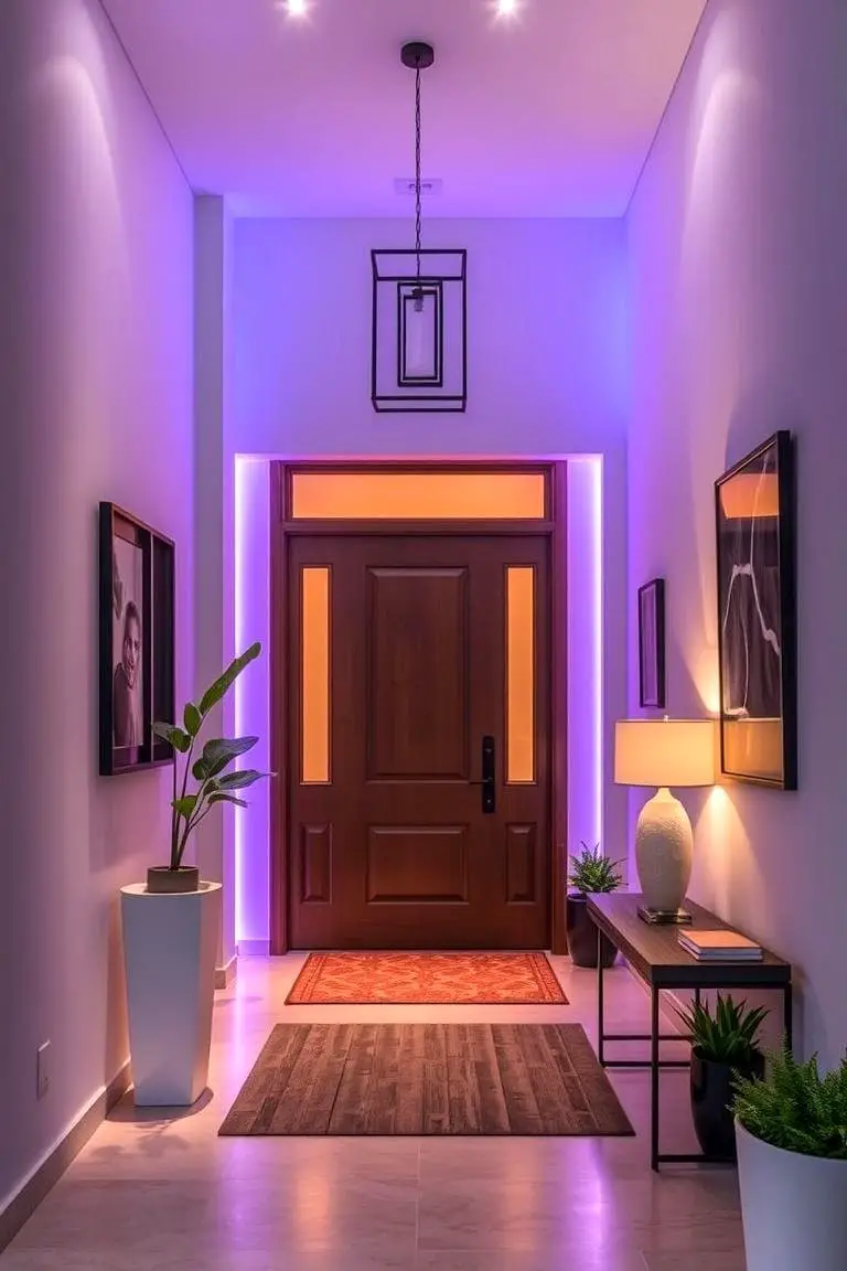 Geometric LED Strip Highlights