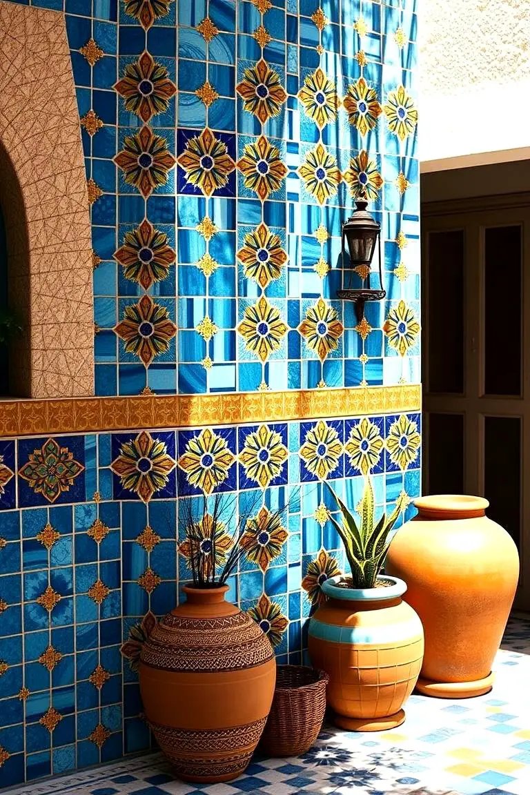 Patterned Mosaic Details