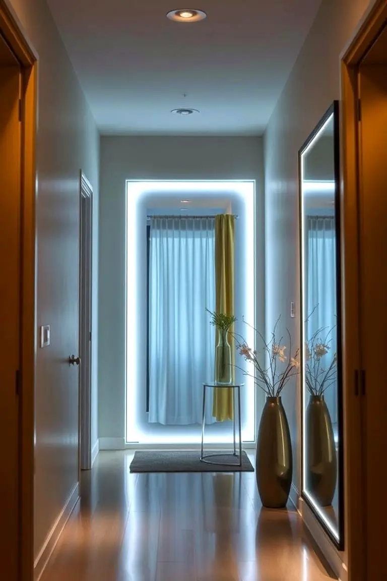 Glowing Mirror Backlighting