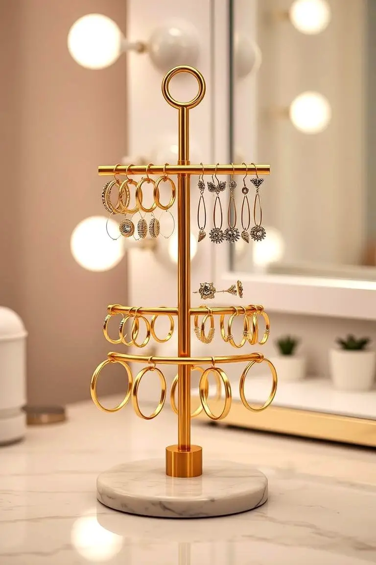 Multi-Tiered Earring Stand