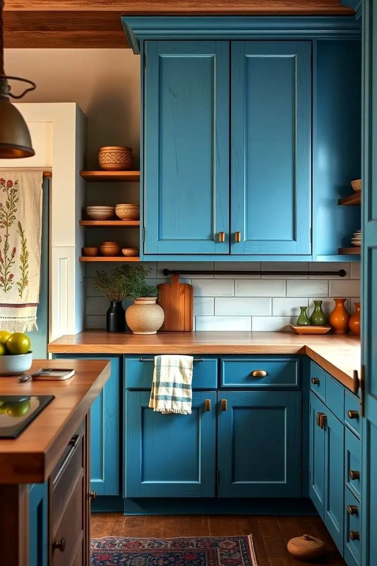 Handcrafted Blue Charm