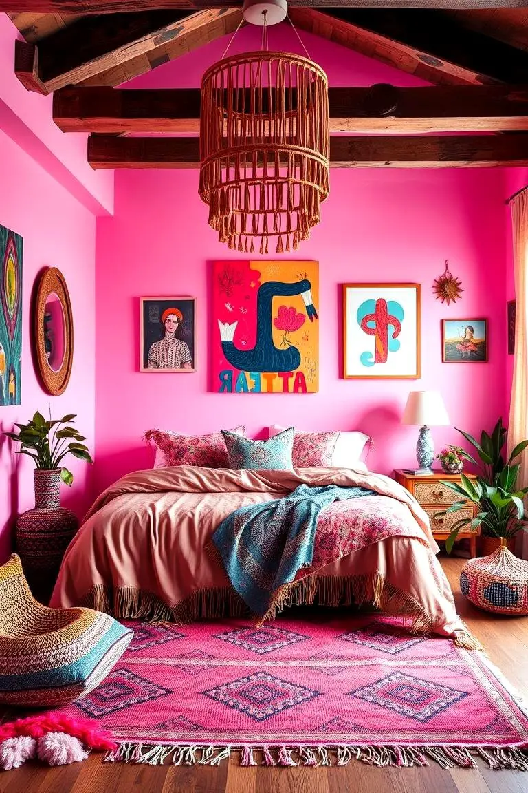 Eclectic Art and Bold Patterns