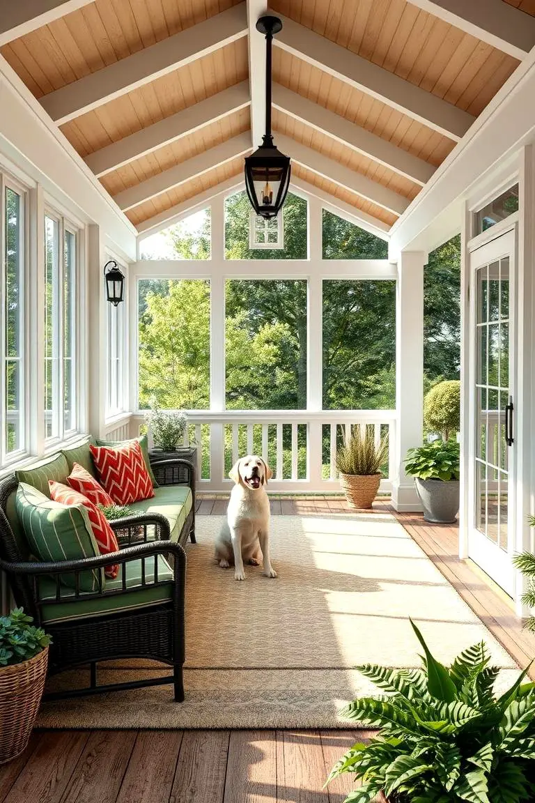 Pet-Friendly Patio Porch