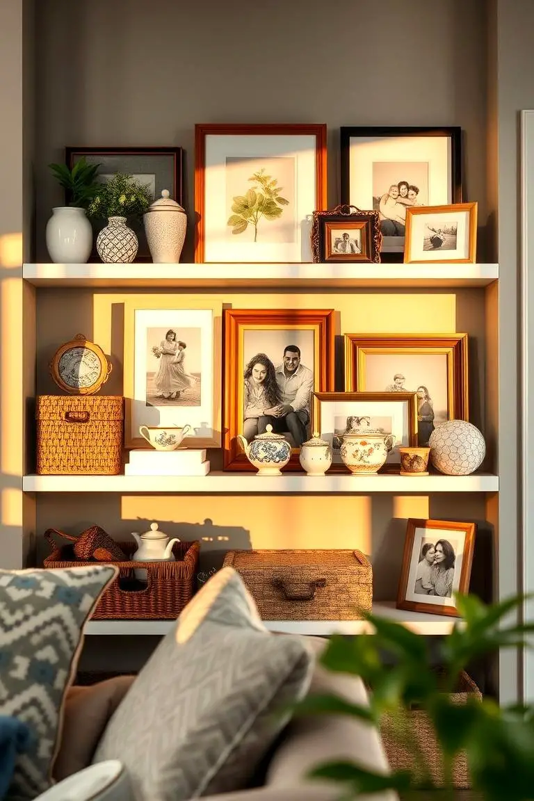 Family Photo Shelf Gallery