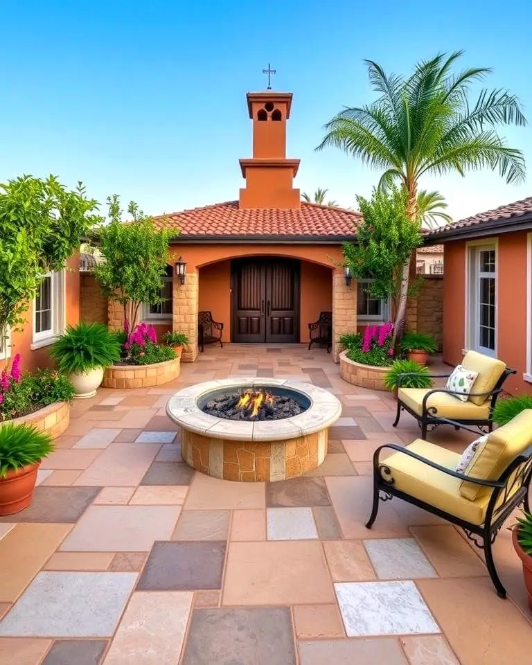 Mediterranean-Inspired Patio