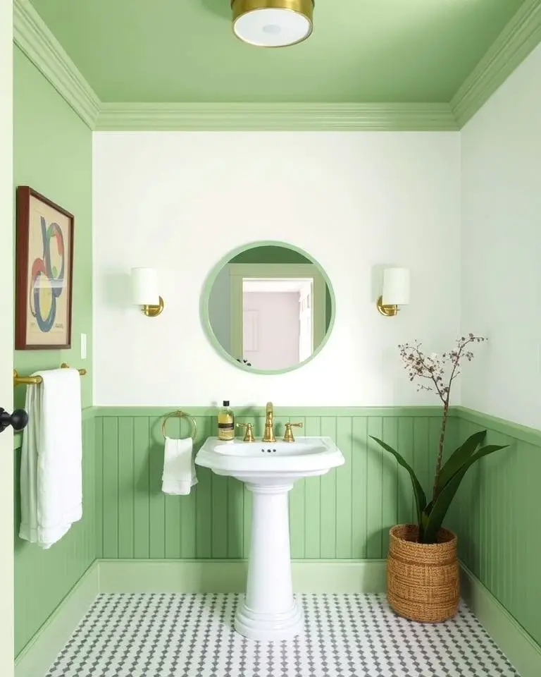 Green Ceiling for a Unique Twist
