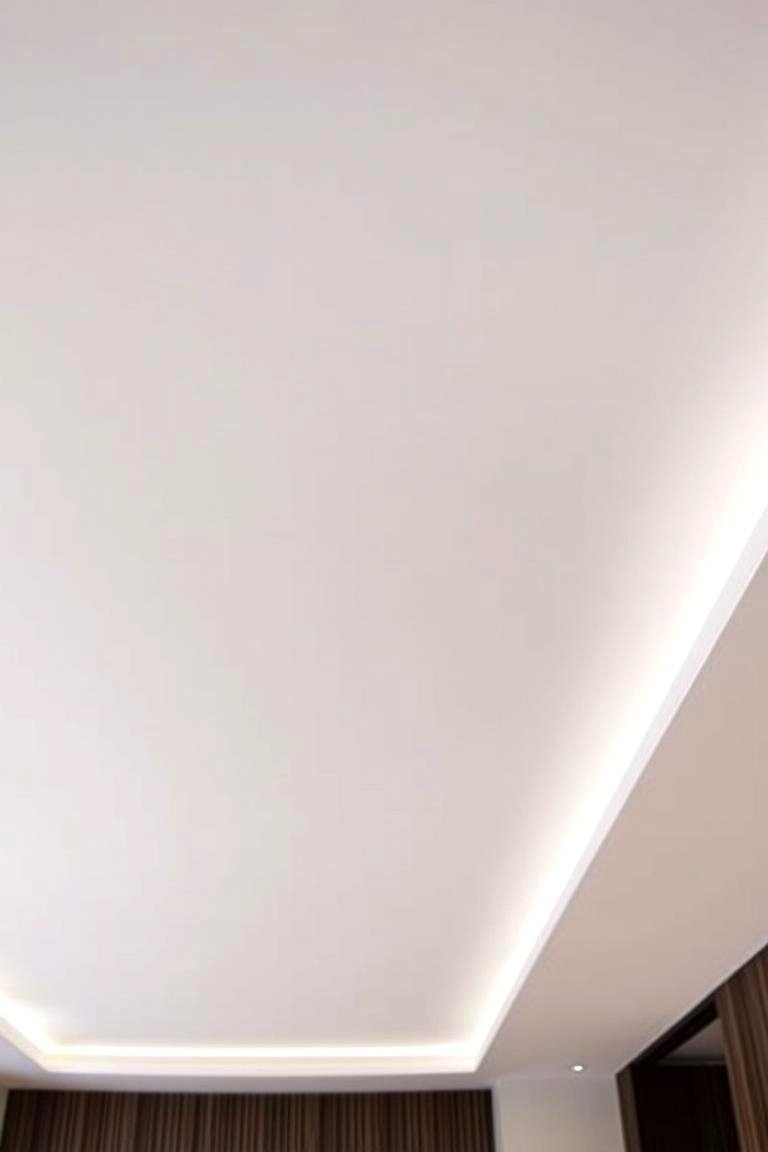 Minimalist Pop Ceiling for a Sleek Look