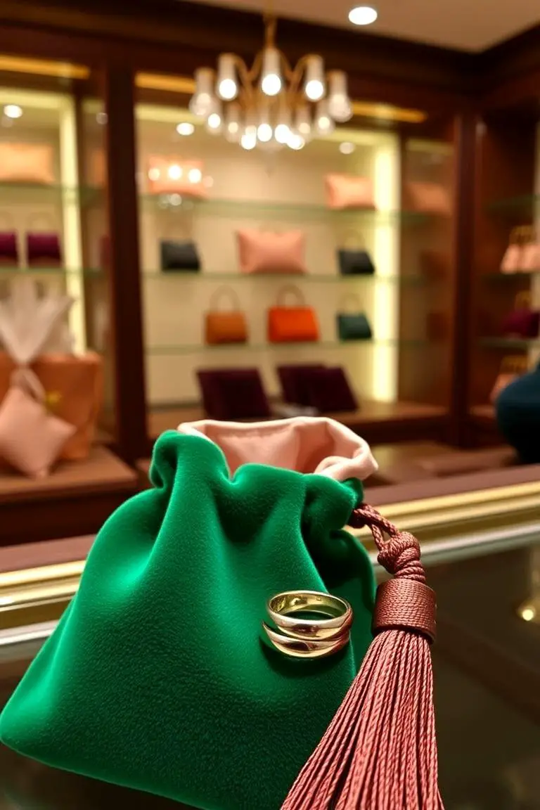 Elegant Velvet Jewelry Pouch