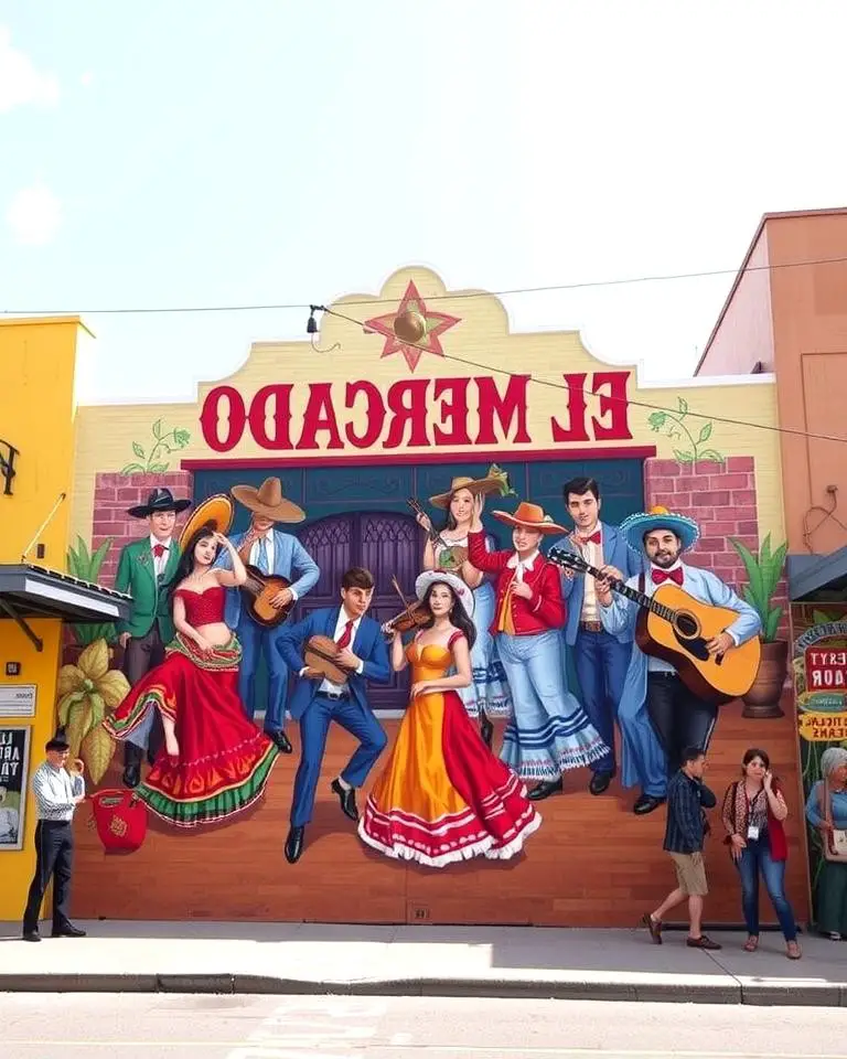The El Mercado Mural, San Antonio