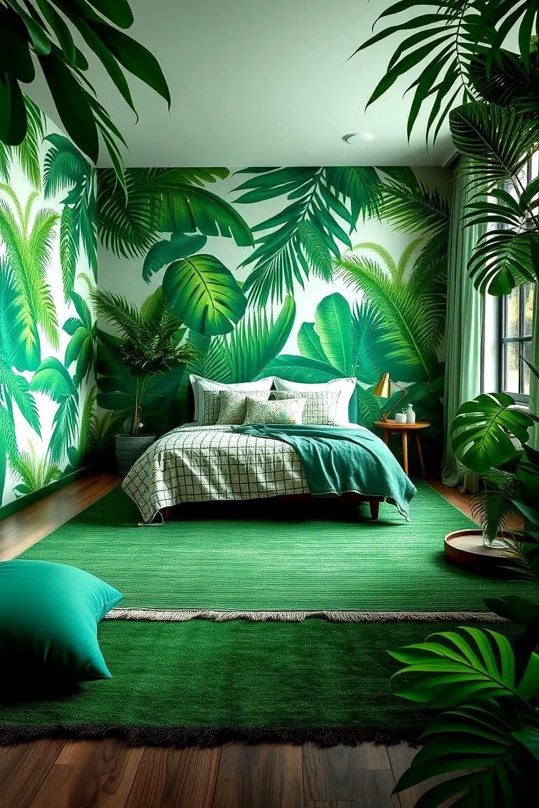 Layered Green Textures