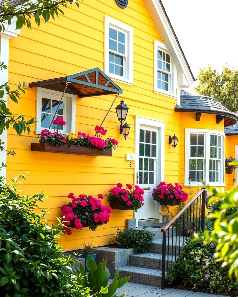 Bright Yellow Cottage Charm